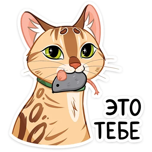 🐭 Стикер «Бенгал и Сомали» для Telegram