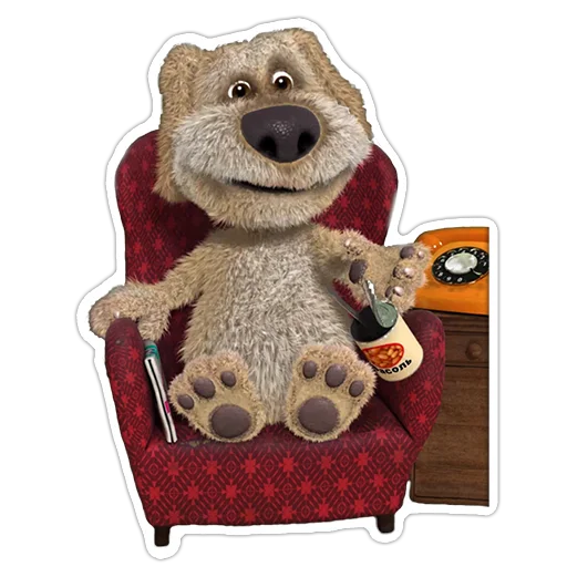 🥣 Стикер «Benthedog» для Telegram