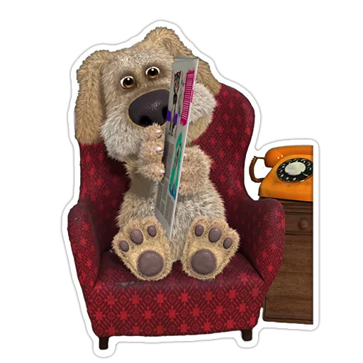 🗞 Стикер «Benthedog» для Telegram