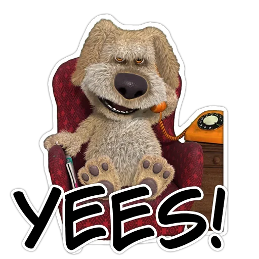 👌 Стикер «Benthedog» для Telegram