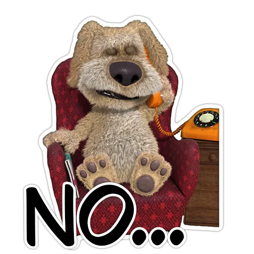 👎 Стикер «Benthedog» для Telegram