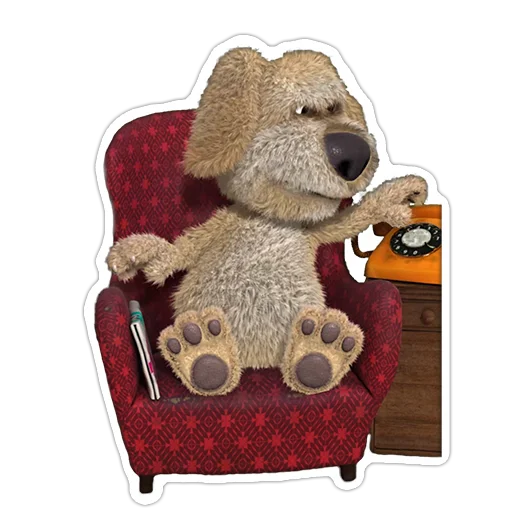 🤬 Стикер «Benthedog» для Telegram
