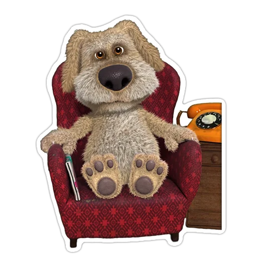 😏 Стикер «Benthedog» для Telegram