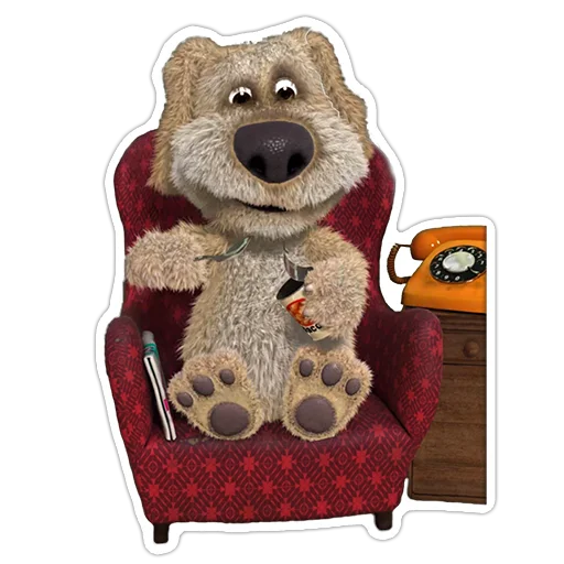 🍽 Стикер «Benthedog» для Telegram