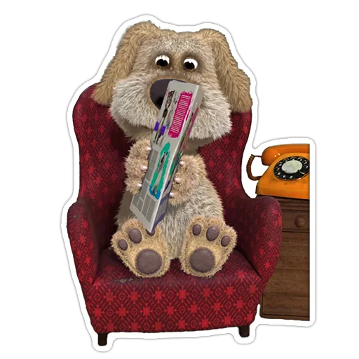 📰 Стикер «Benthedog» для Telegram