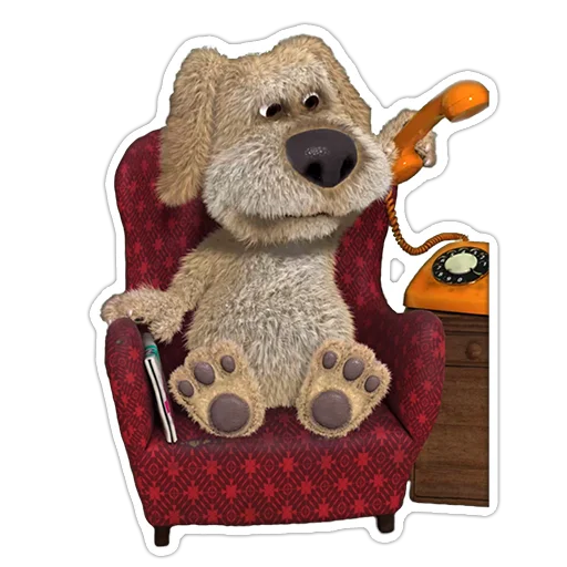 😡 Стикер «Benthedog» для Telegram