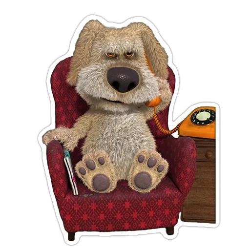 😠 Стикер «Benthedog» для Telegram