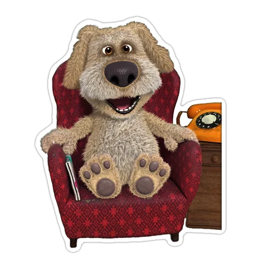 😀 Стикер «Benthedog» для Telegram