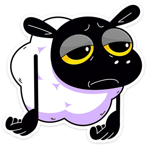 🐏 Стикер «Бенджи без надписей» для Telegram