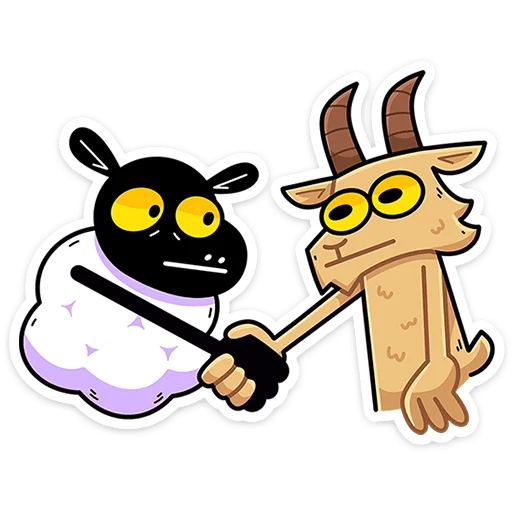 🐏 Стикер «Бенджи без надписей» для Telegram