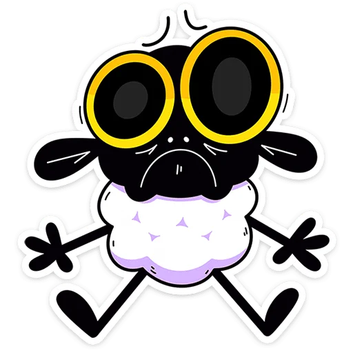 😵‍💫 Стикер «Бенджи без надписей» для Telegram