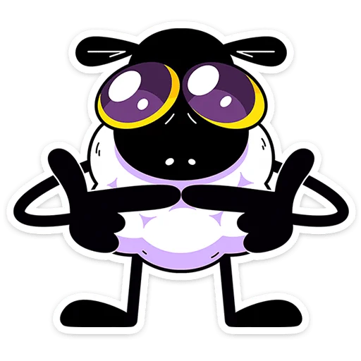 🐏 Стикер «Бенджи без надписей» для Telegram