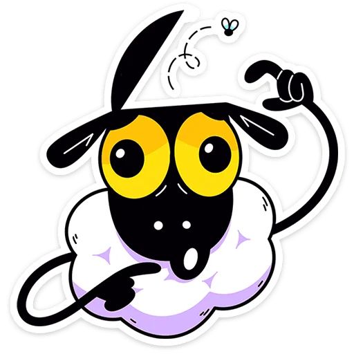 🐏 Стикер «Бенджи без надписей» для Telegram