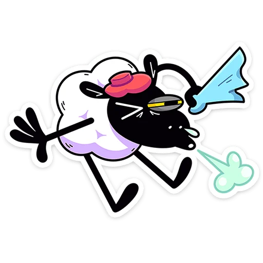 🐏 Стикер «Бенджи без надписей» для Telegram