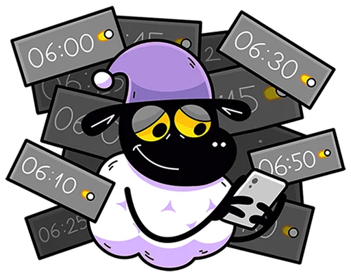 🥱 Стикер «Бенджи без надписей» для Telegram