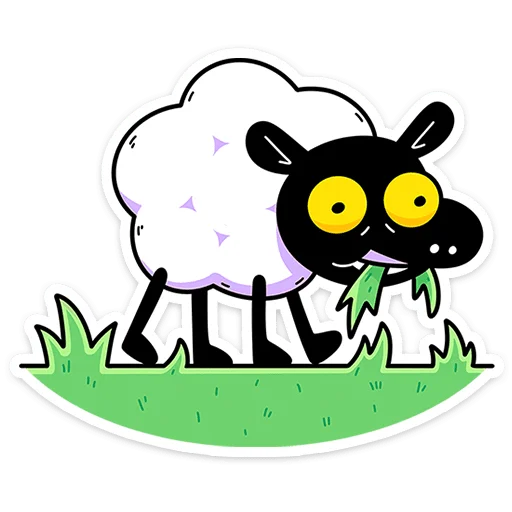 🐏 Стикер «Бенджи без надписей» для Telegram