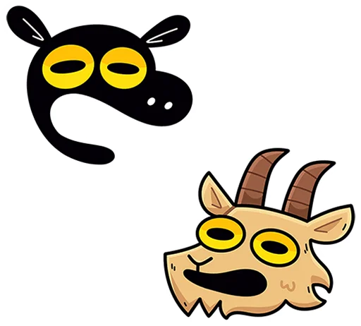 🐏 Стикер «Бенджи без надписей» для Telegram