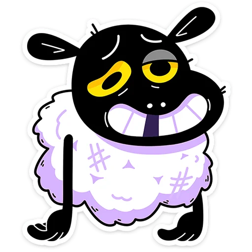 🐏 Стикер «Бенджи без надписей» для Telegram