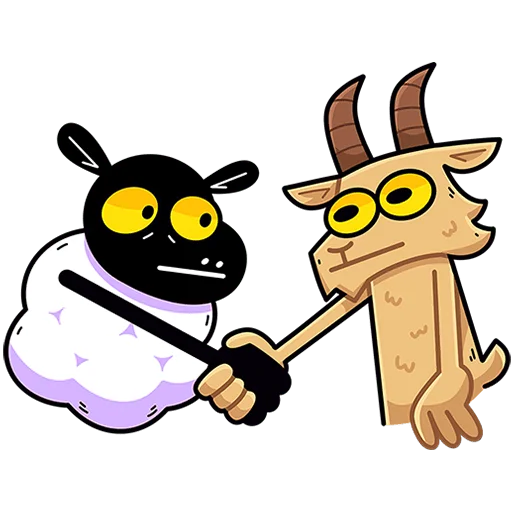 🤝 Стикер «Бенджи Без Текста» для Telegram