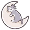 🌙 Эмодзи «Набор эмоджи с милыми котиками» для Telegram
