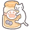 Стикерпак Набор эмоджи с милыми котиками для Telegram