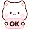 🆗 Эмодзи «kotsumechan» для Telegram