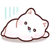 😰 Эмодзи «kotsumechan» для Telegram