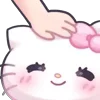 Стикер 45 🐈 love pink - розовые милашные стики