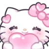 Стикер 43 🐈 love pink - розовые милашные стики