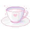 Стикер 32 🐈 love pink - розовые милашные стики