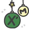 Стикер 44 Happy Xmas