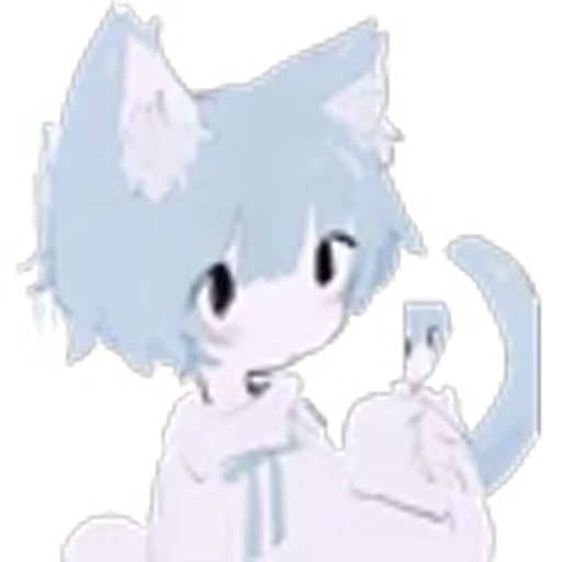 😮 Эмодзи «soft blue girls» для Telegram