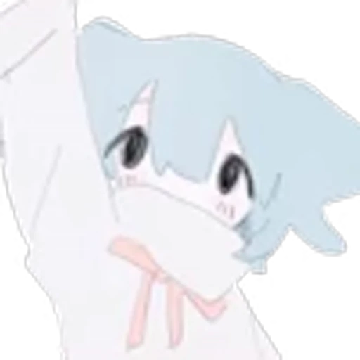 🐟 Эмодзи «soft blue girls» для Telegram