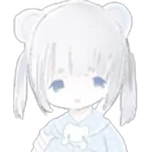 ☺️ Эмодзи «soft blue girls» для Telegram