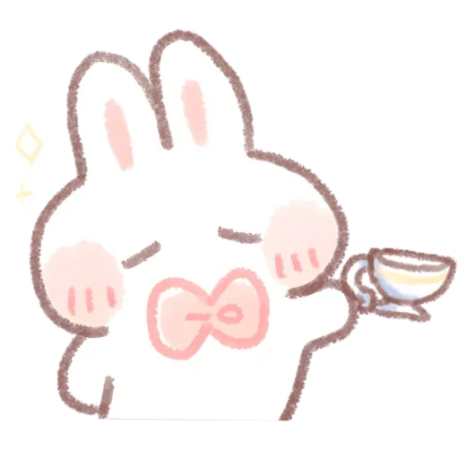 ☕️ Стикер «Кролик» для Telegram