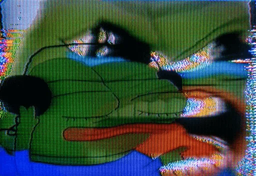 🎧 Стикер «bent pepes» для Telegram
