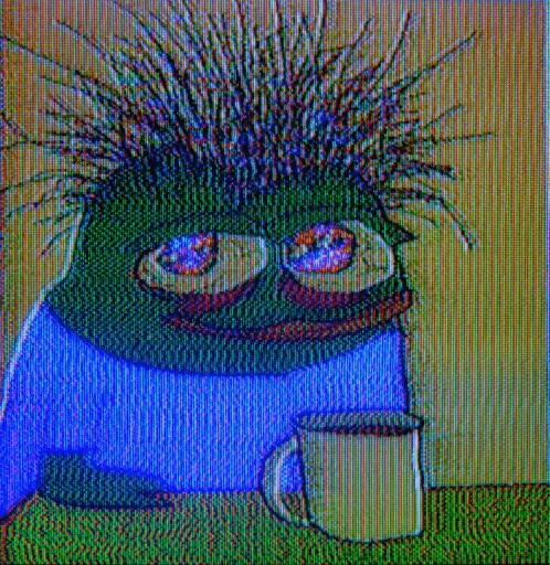 🥴 Стикер «bent pepes» для Telegram