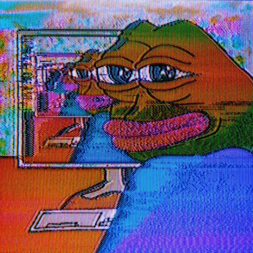 😏 Стикер «bent pepes» для Telegram