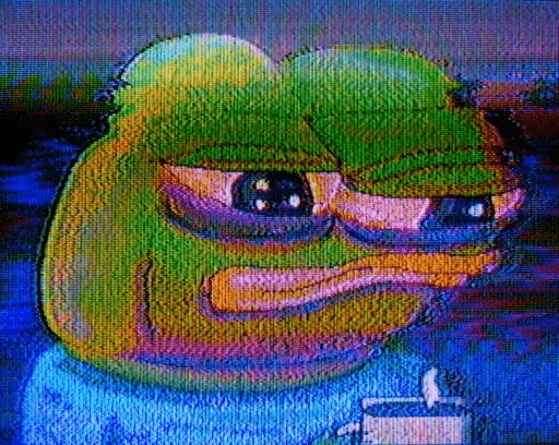 😔 Стикер «bent pepes» для Telegram
