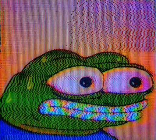 😨 Стикер «bent pepes» для Telegram