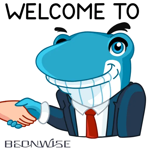🤝 Стикер «Beonwise» для Telegram