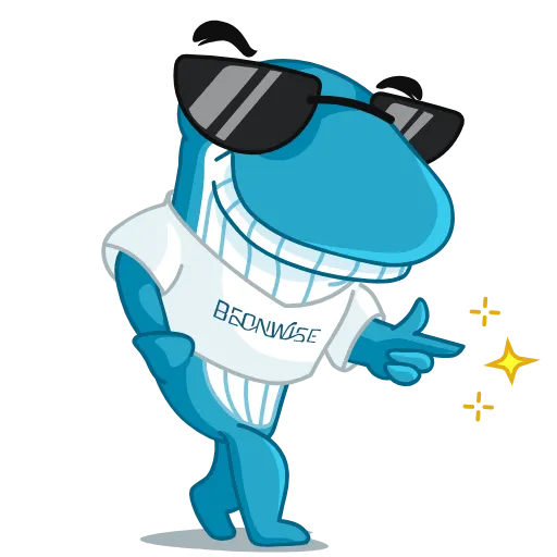 😎 Стикер «Beonwise» для Telegram