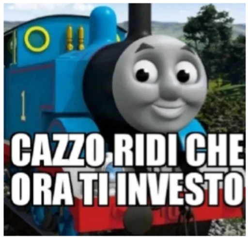 🚂 Стикер «I Mirabolanti Stickers Di Beppe&;s» для Telegram