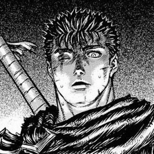 😦 Стикер «BERSERK / ベルセルク / СКАЖЕНИЙ» для Telegram