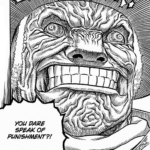 😡 Стикер «BERSERK / ベルセルク / СКАЖЕНИЙ» для Telegram