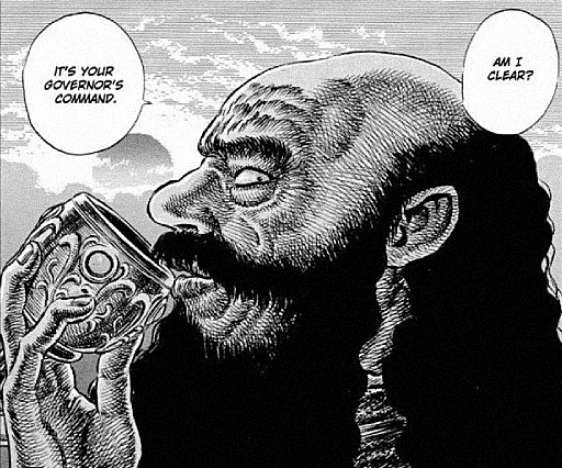 🍷 Стикер «BERSERK / ベルセルク / СКАЖЕНИЙ» для Telegram
