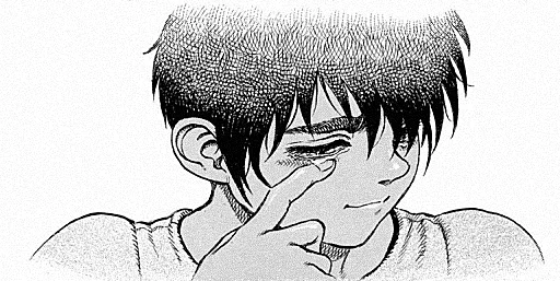 😢 Стикер «BERSERK / ベルセルク / СКАЖЕНИЙ» для Telegram