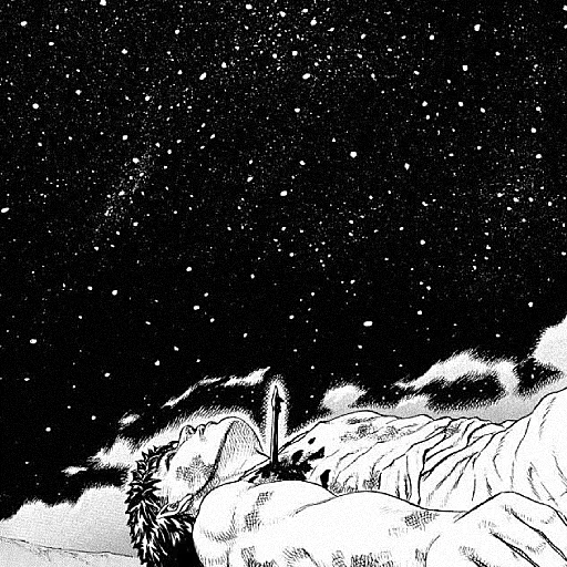 😴 Стикер «BERSERK / ベルセルク / СКАЖЕНИЙ» для Telegram