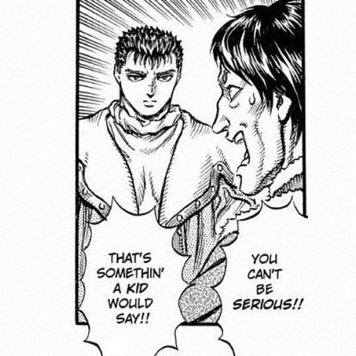 😦 Стикер «BERSERK / ベルセルク / СКАЖЕНИЙ» для Telegram