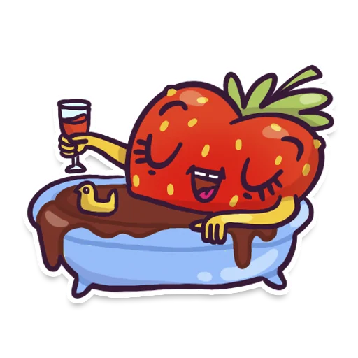 🍹 Стикер «Berries» для Telegram